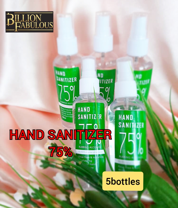 Hand Sanitizer 75% Rubbing Alcohol (100ml)